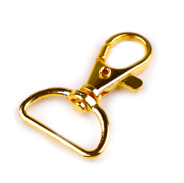 Karabiner Gold Metall - 25 mm